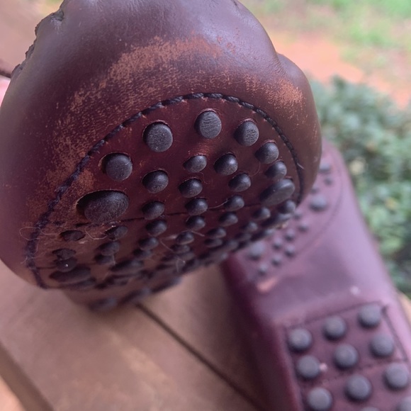 Minnetonka driving Mocs. Leather. Brown. Ladies 7. - Picture 11 of 14